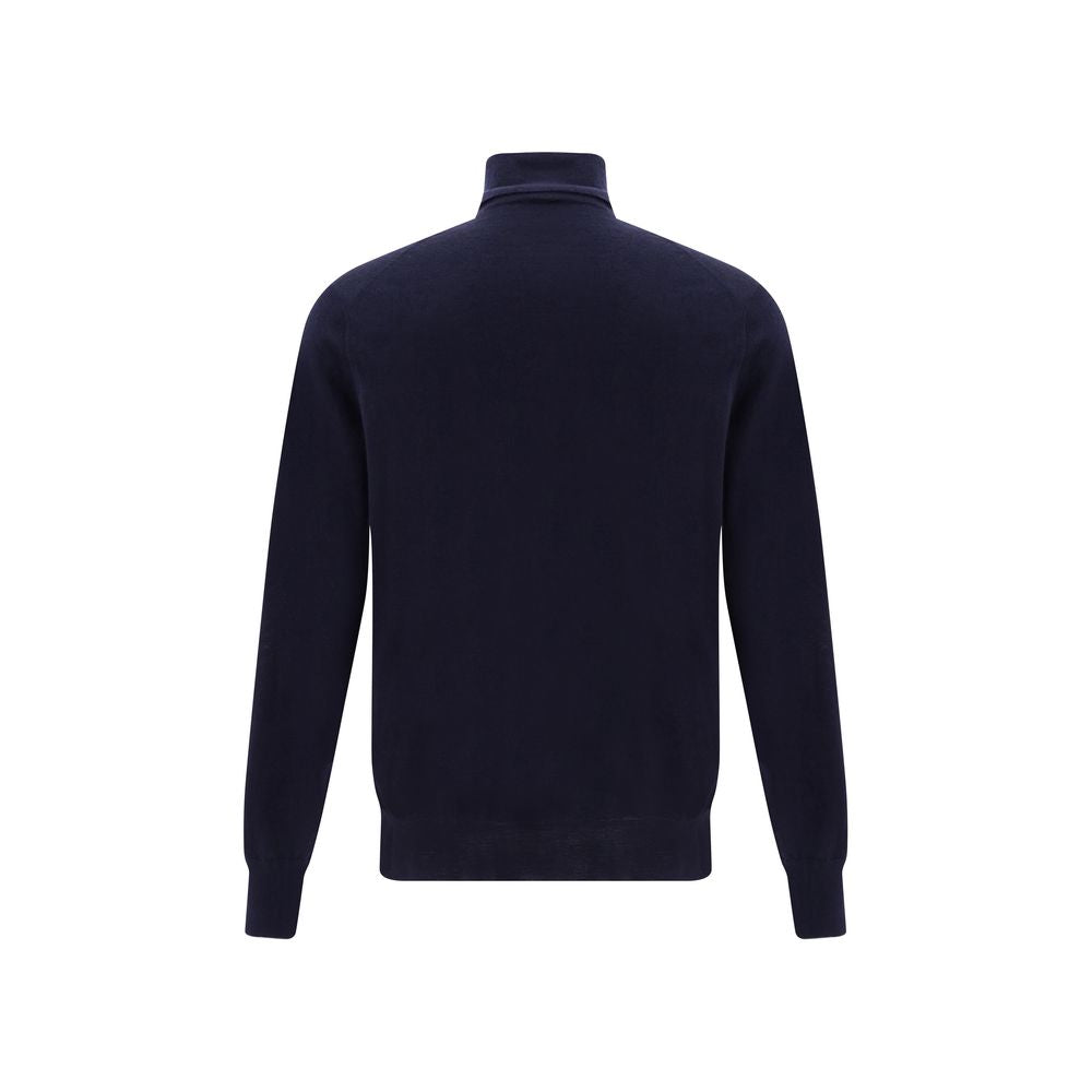 Blue Cashmere Cashmere Sweater - ventzia