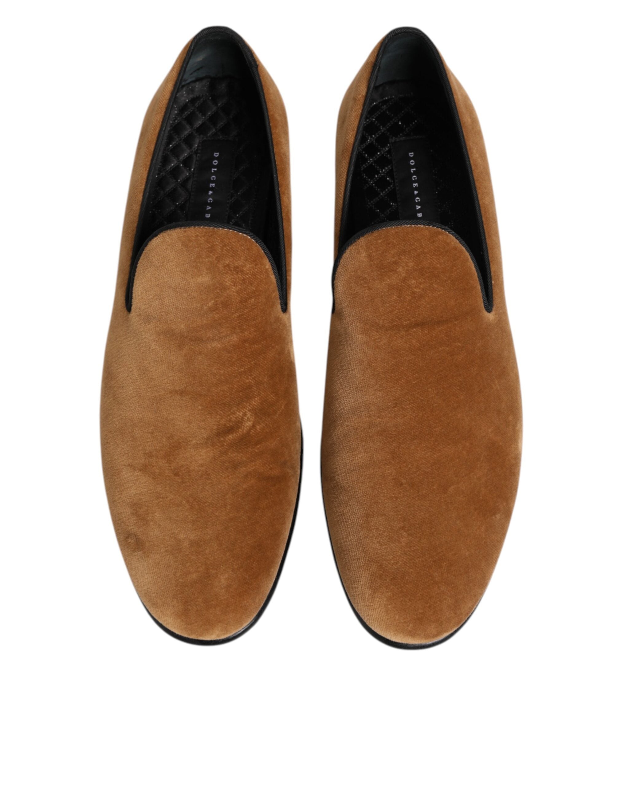 Brown Suede Slip On Men Loafers Formal Shoes - ventzia