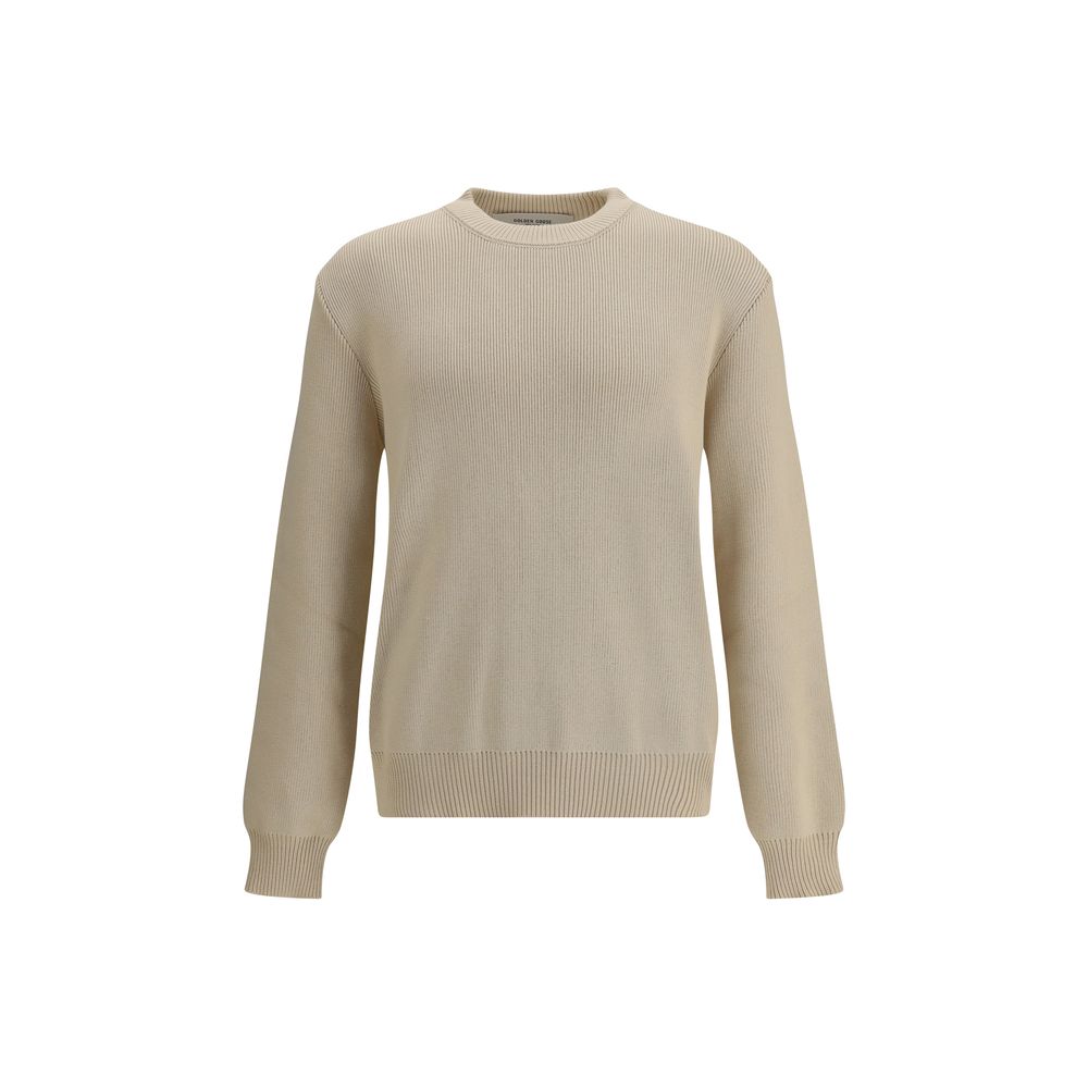 Beige Cotton Sweatshirt - ventzia