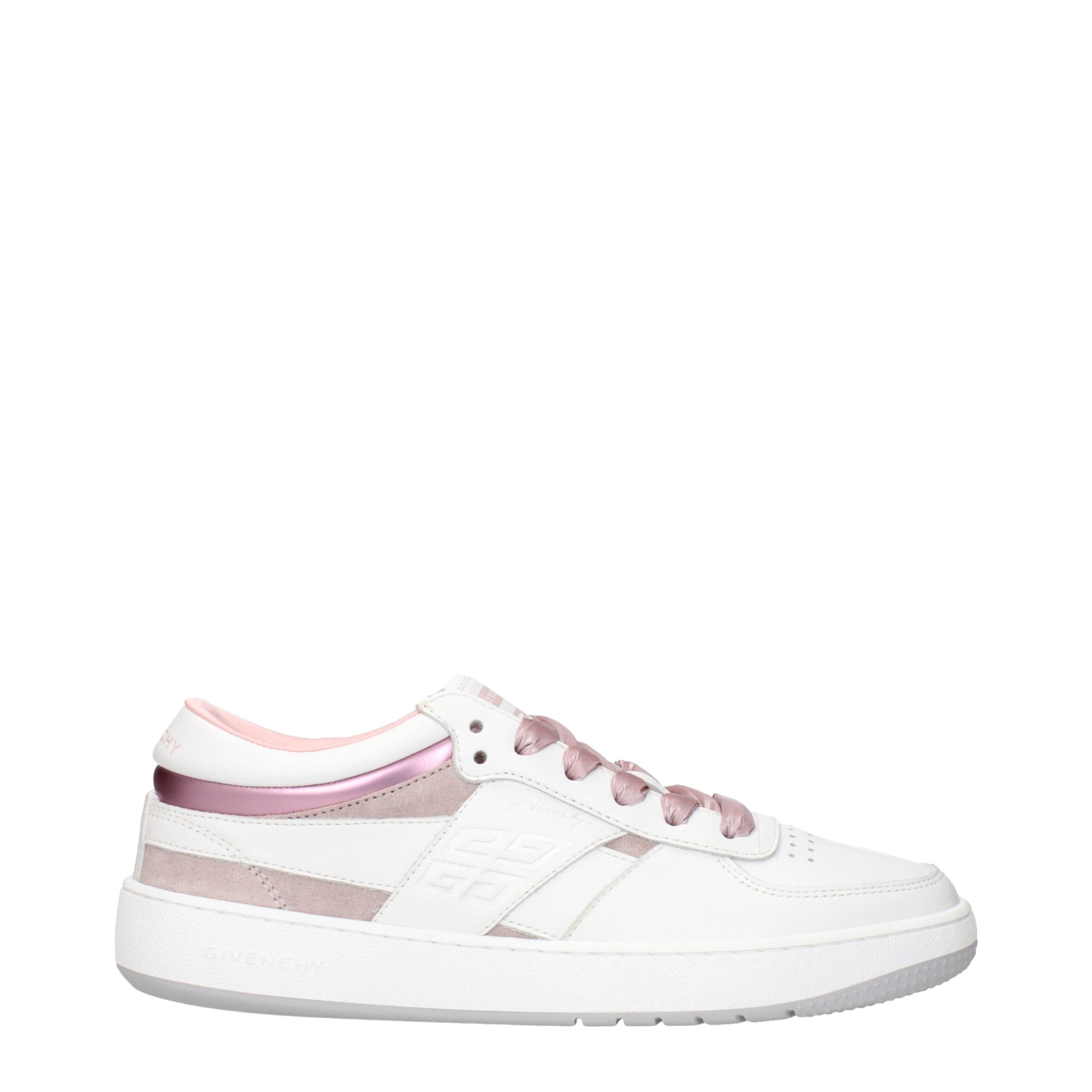 White Leather Low Top Sneakers - ventzia