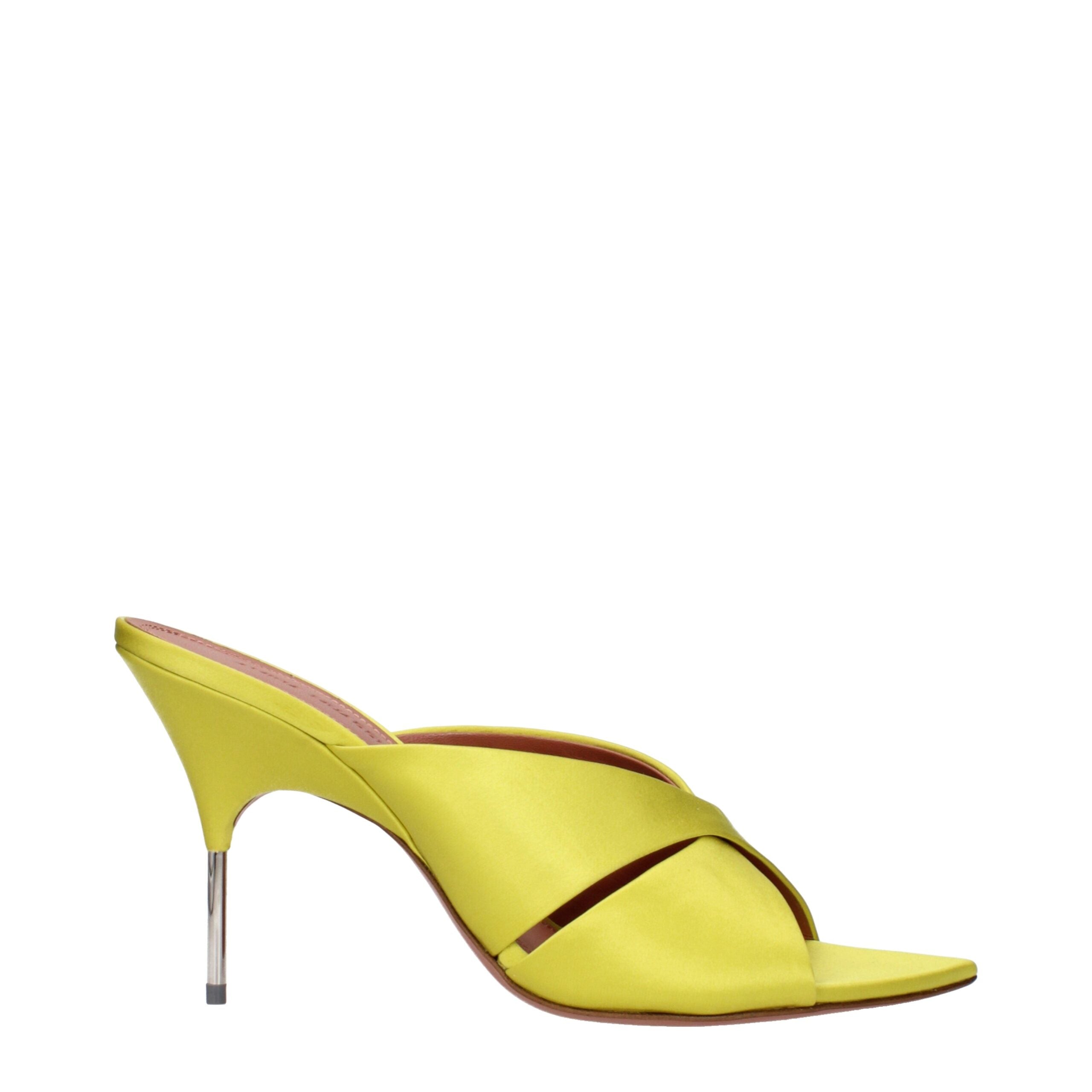 Green Satin Stiletto Heel Sandals - ventzia