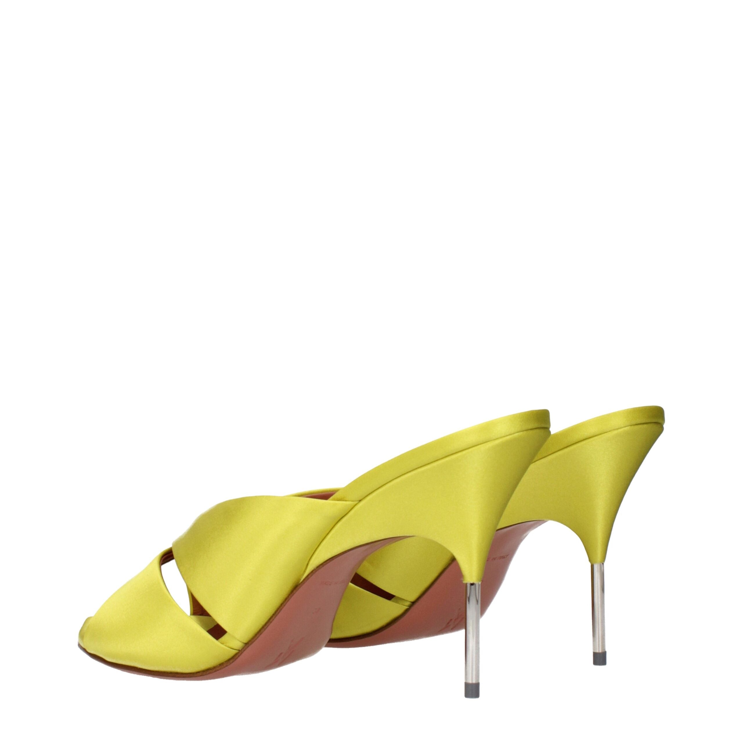 Green Satin Stiletto Heel Sandals - ventzia