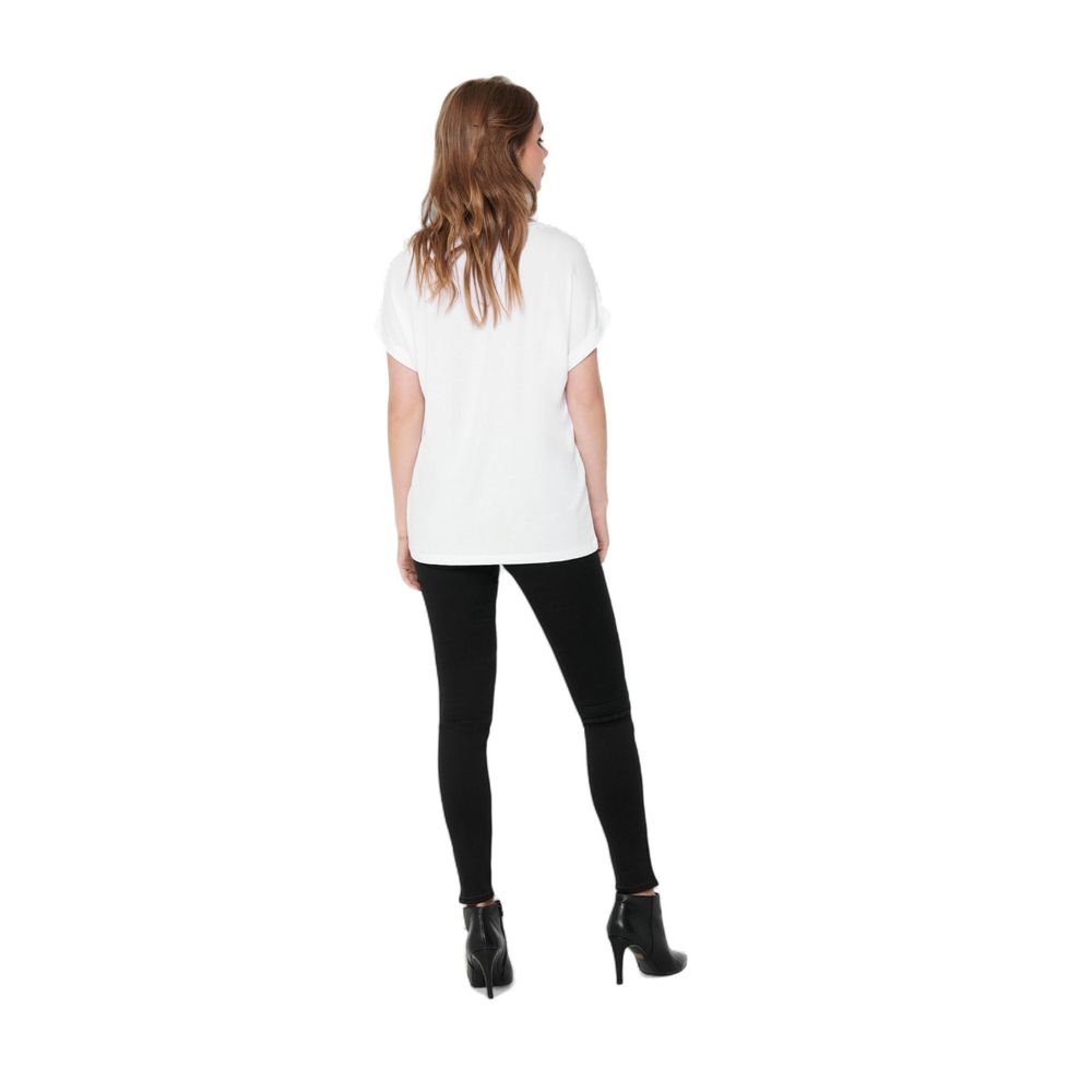 White Polyester T-Shirt - ventzia