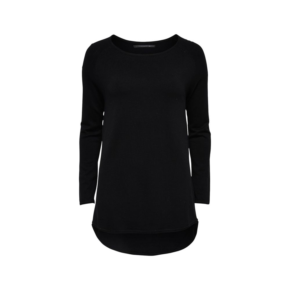 Black Viscose Sweatshirt - ventzia