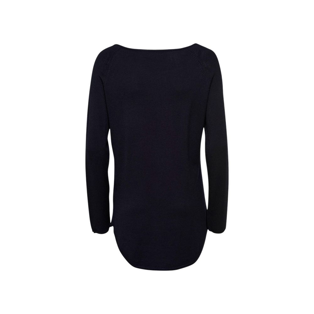 Black Viscose Sweatshirt - ventzia