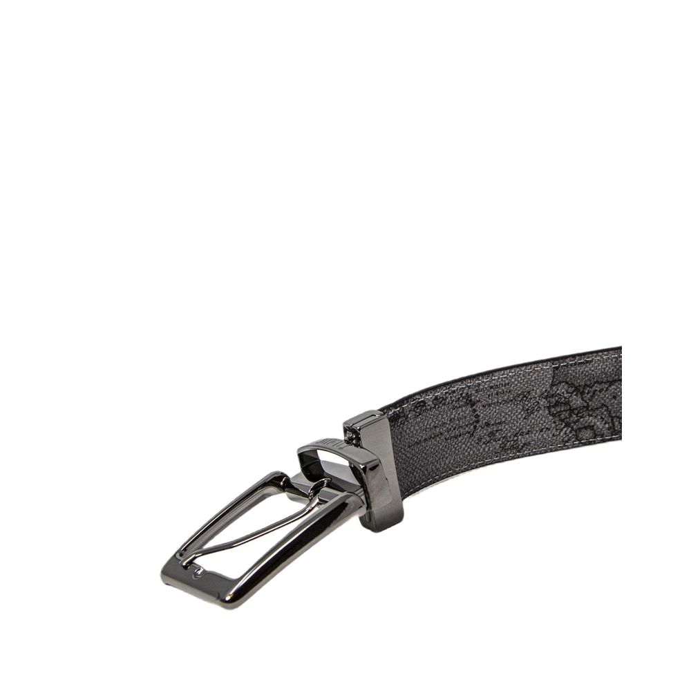 Black Leather Regular Belt - ventzia