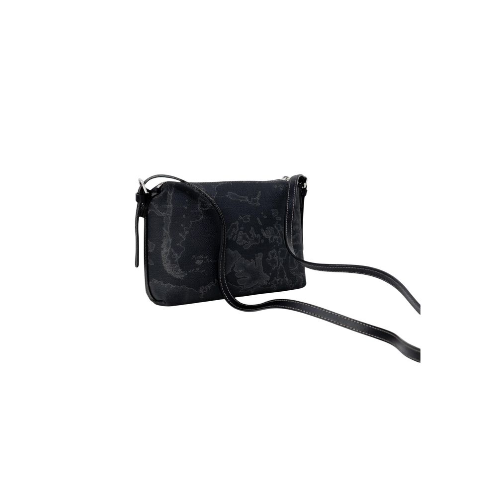 Black Polyester Handbag - ventzia