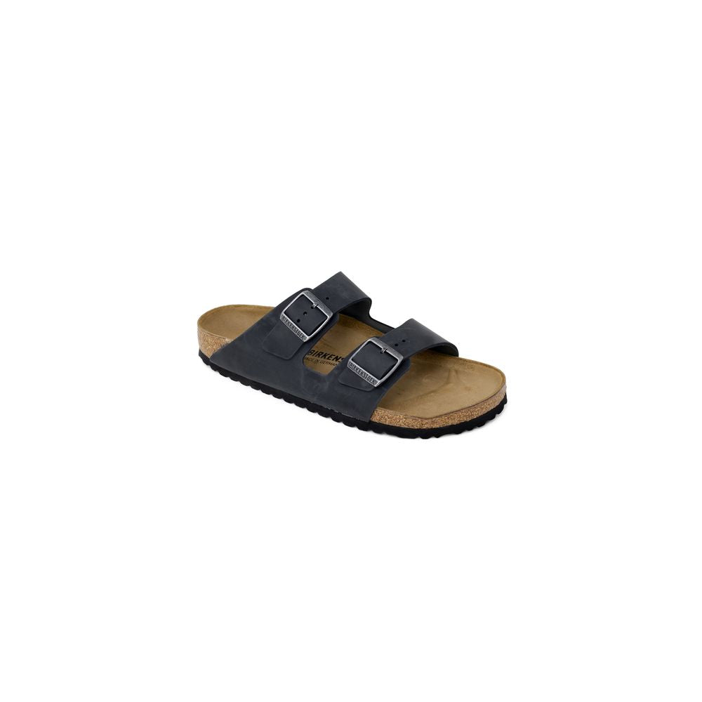 Black Synthetic Slippers - ventzia