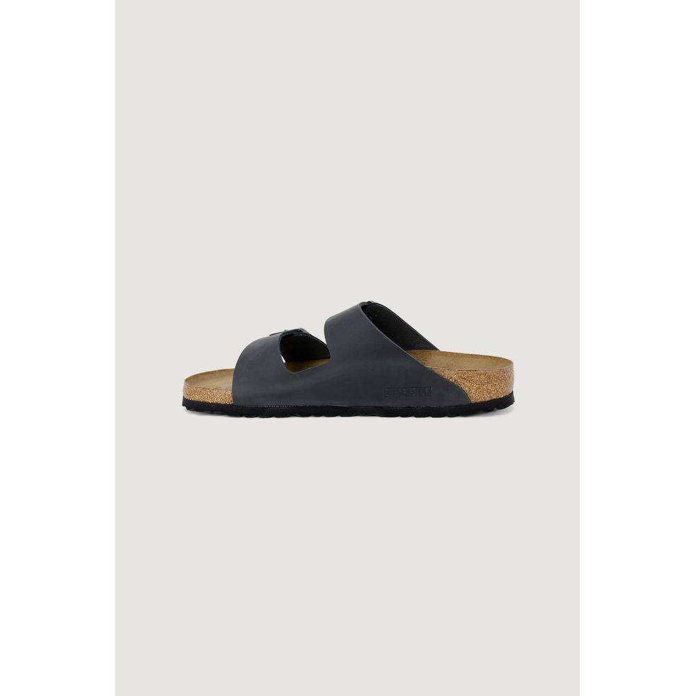 Black Synthetic Slippers - ventzia