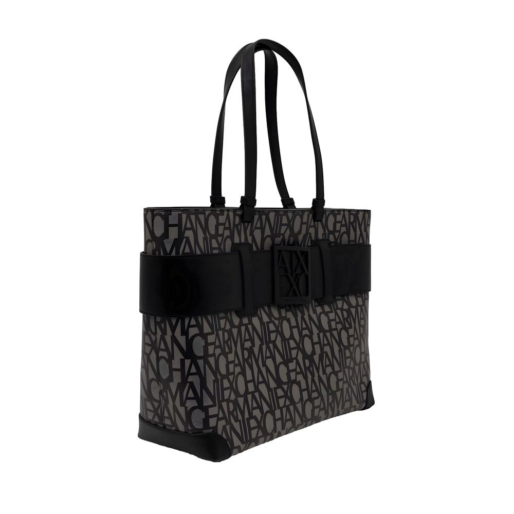 Black Polyethylene Handbag - ventzia