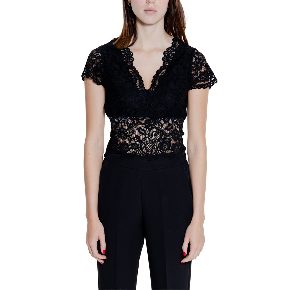 Black Polyamide Top - ventzia