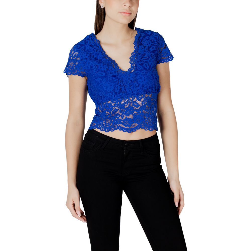 Blue Polyamide Top - ventzia