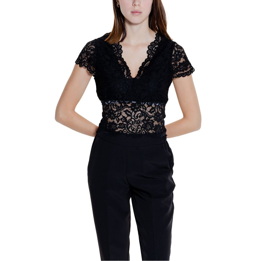 Black Polyamide Top - ventzia