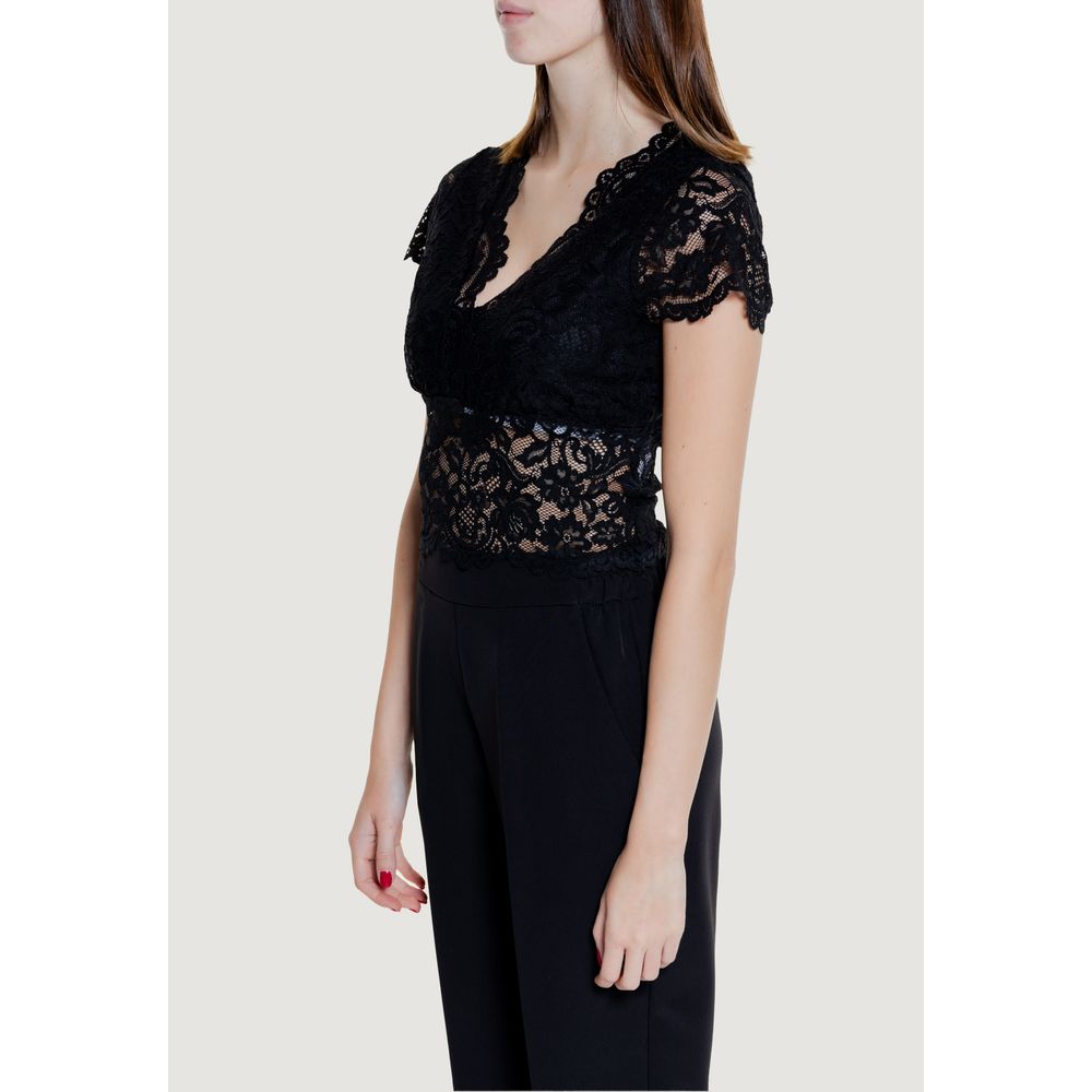 Black Polyamide Top - ventzia
