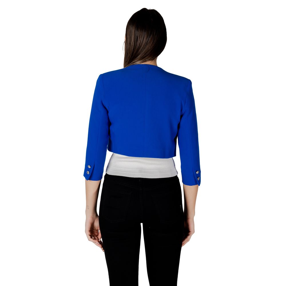 Blue Polyester Cloacks - ventzia