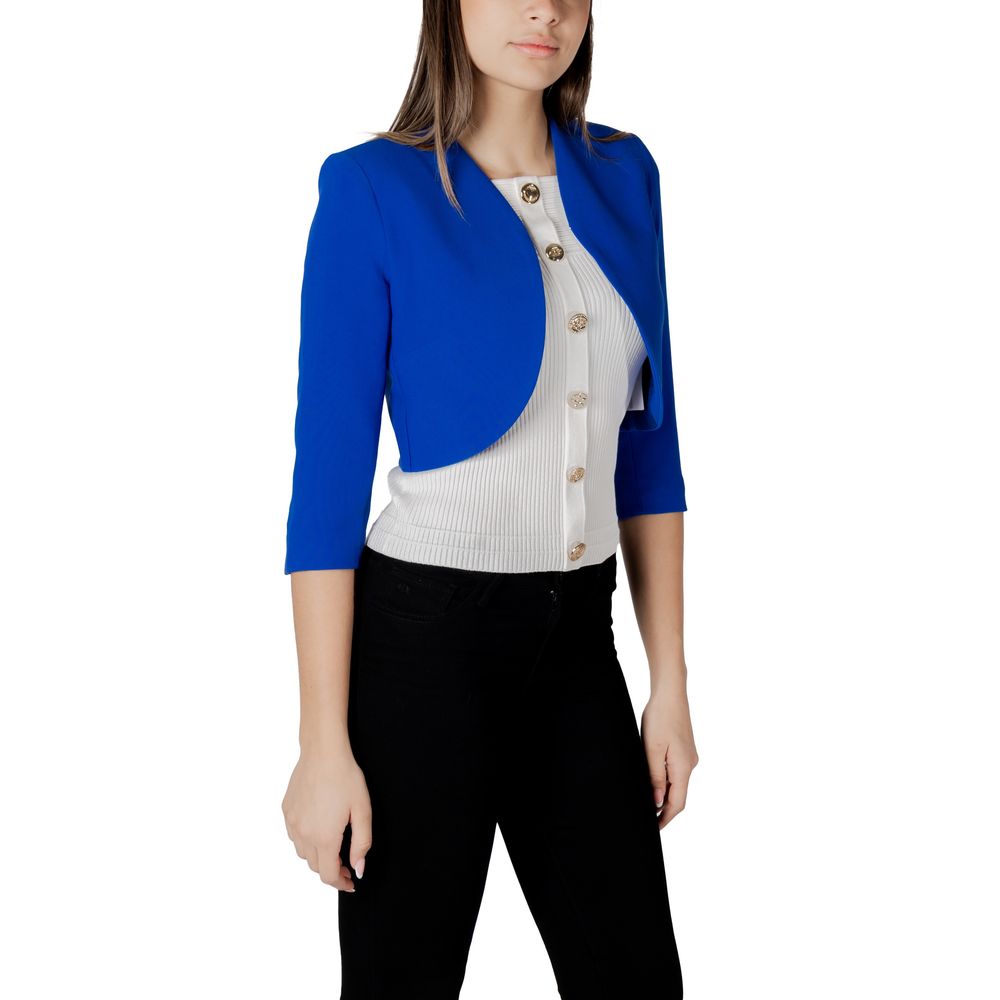 Blue Polyester Cloacks - ventzia