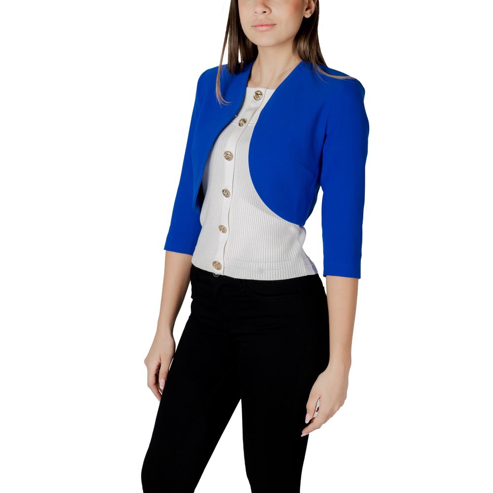 Blue Polyester Cloacks - ventzia