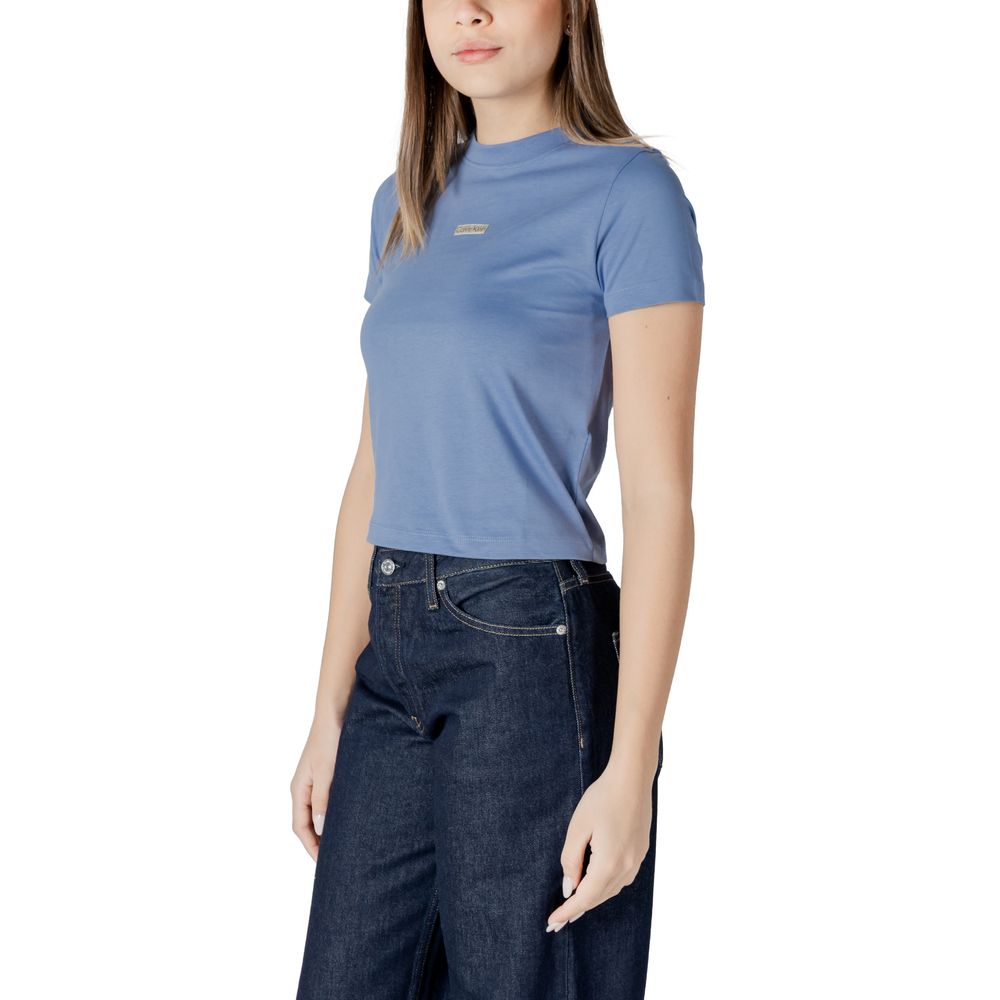 Light Blue Recycled Cotton Sportswear - ventzia