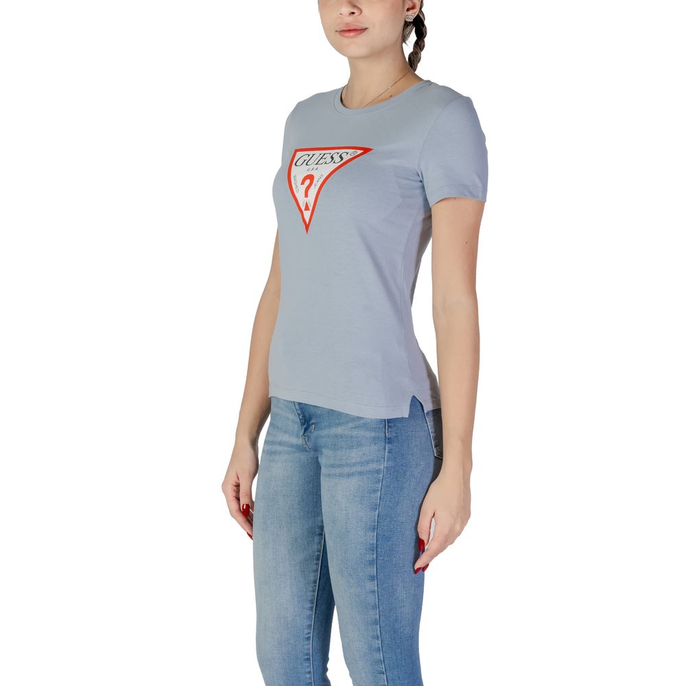 Blue Cotton T-Shirt - ventzia