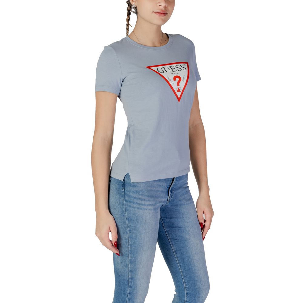 Blue Cotton T-Shirt - ventzia