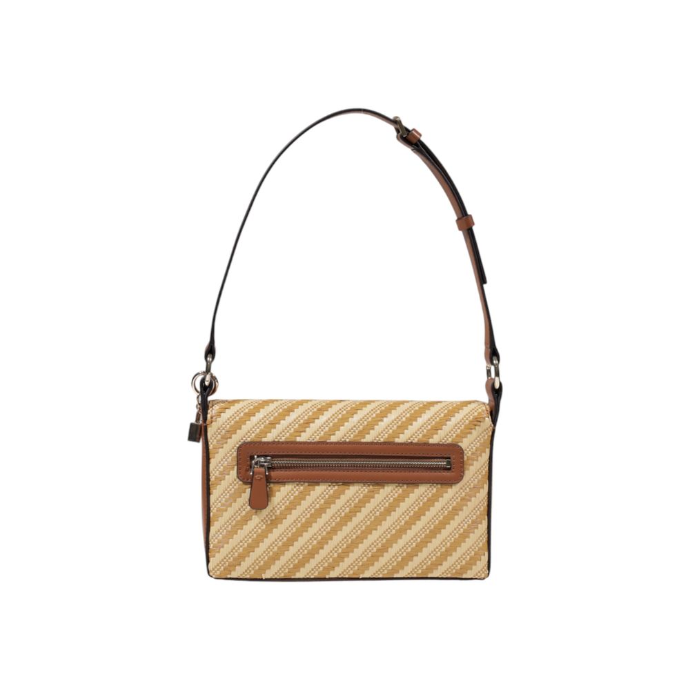 Beige Polypropylene Handbag - ventzia