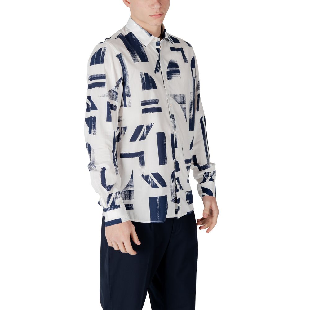 Blue Viscose Shirt - ventzia