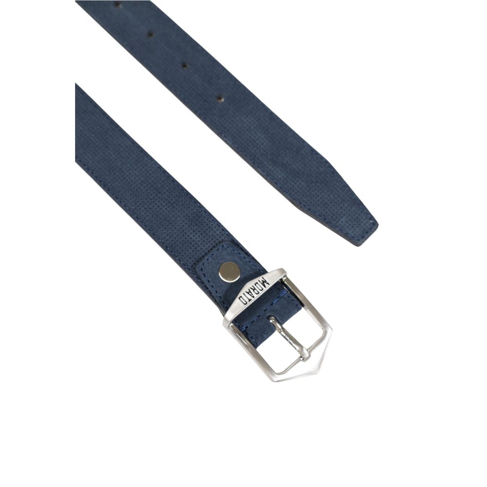 Blue Leather Regular Belt - ventzia