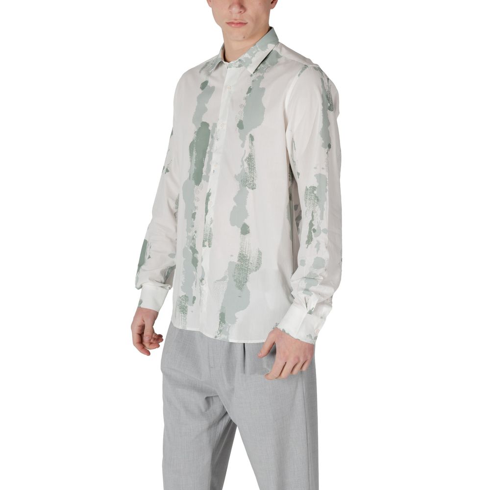 Green Viscose Shirt - ventzia