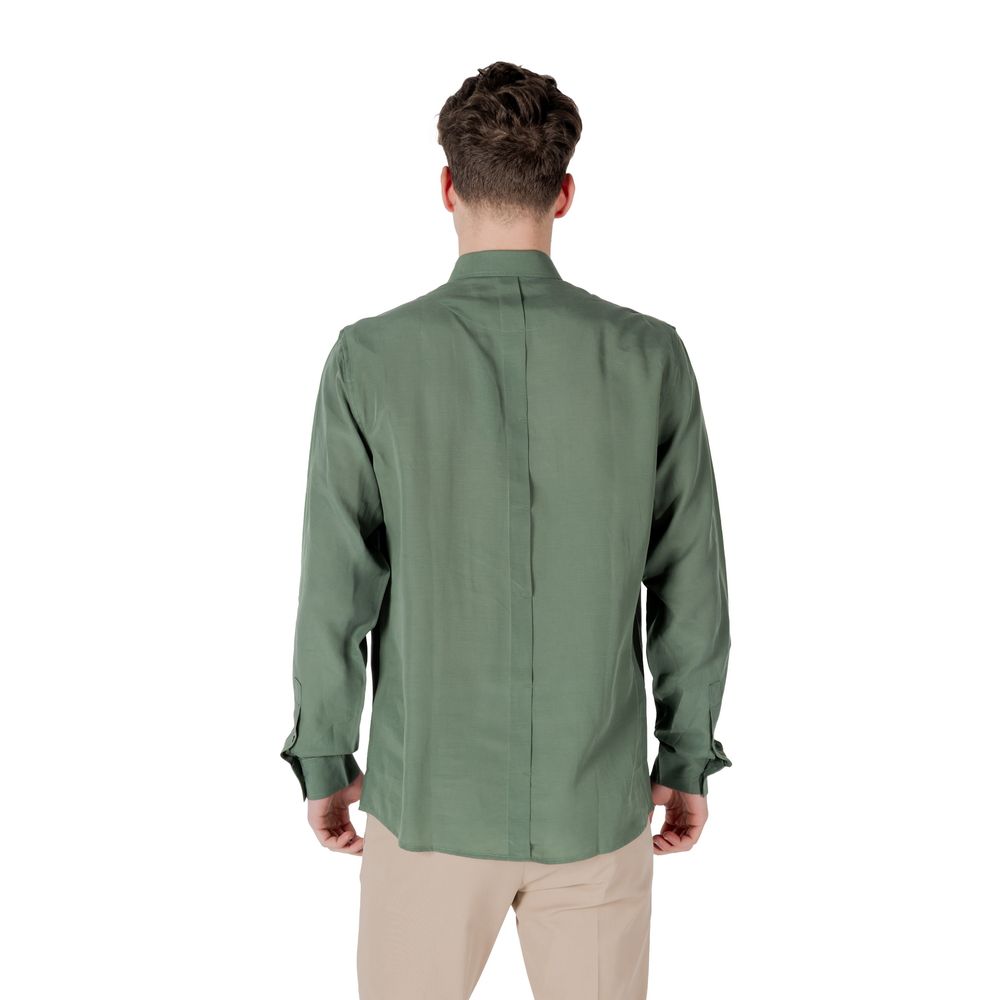 Bicolor Lyocell Dress Shirt
