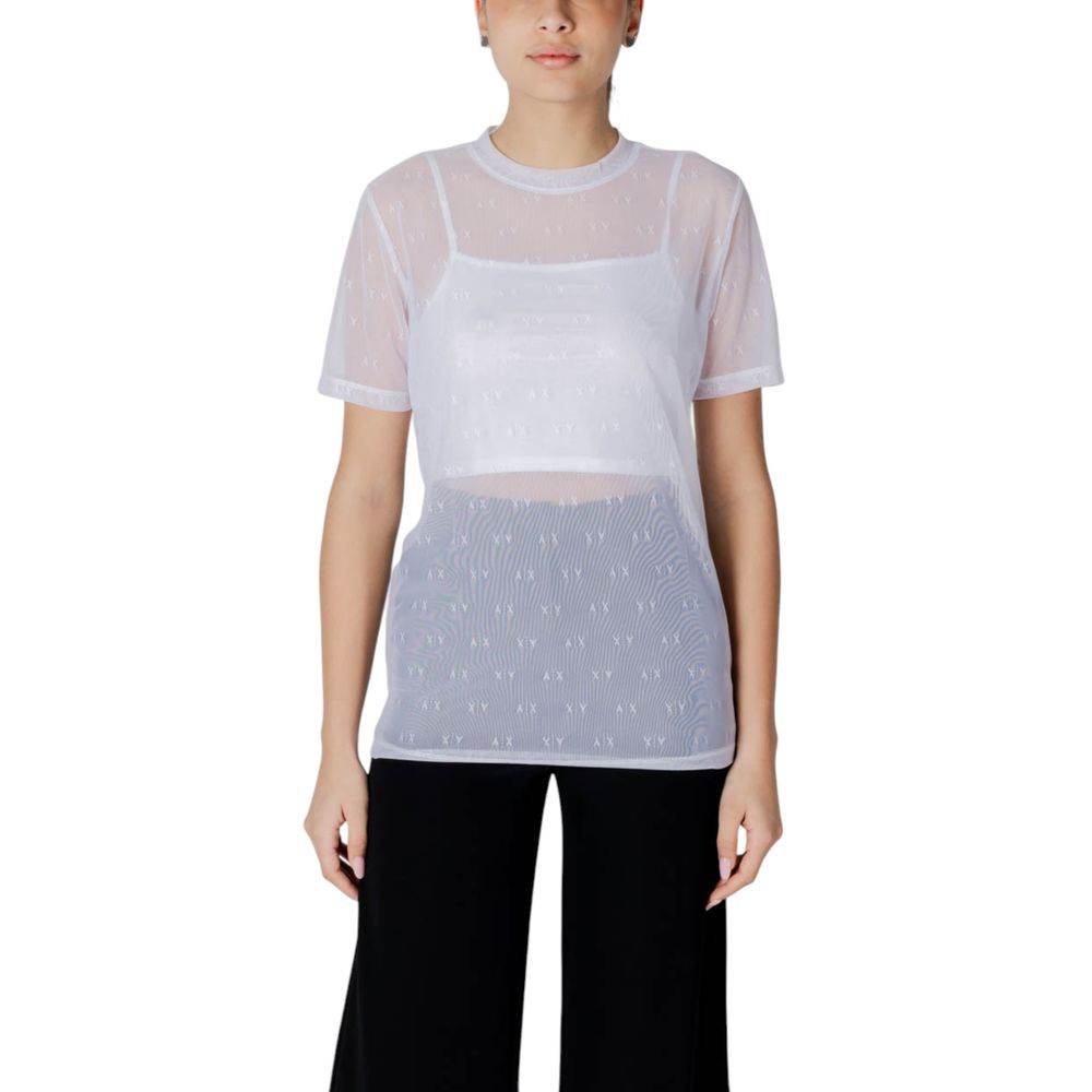 White Polyamide T-Shirt - ventzia