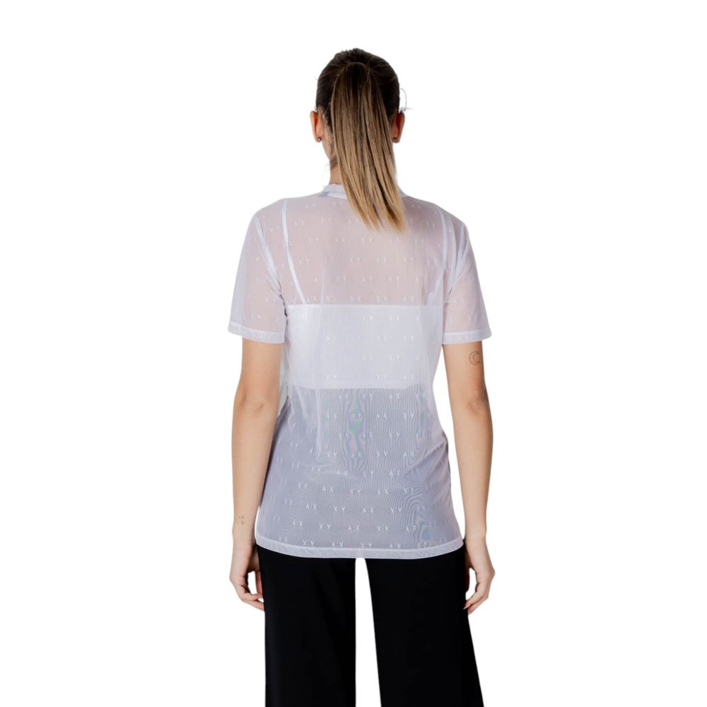 White Polyamide T-Shirt - ventzia