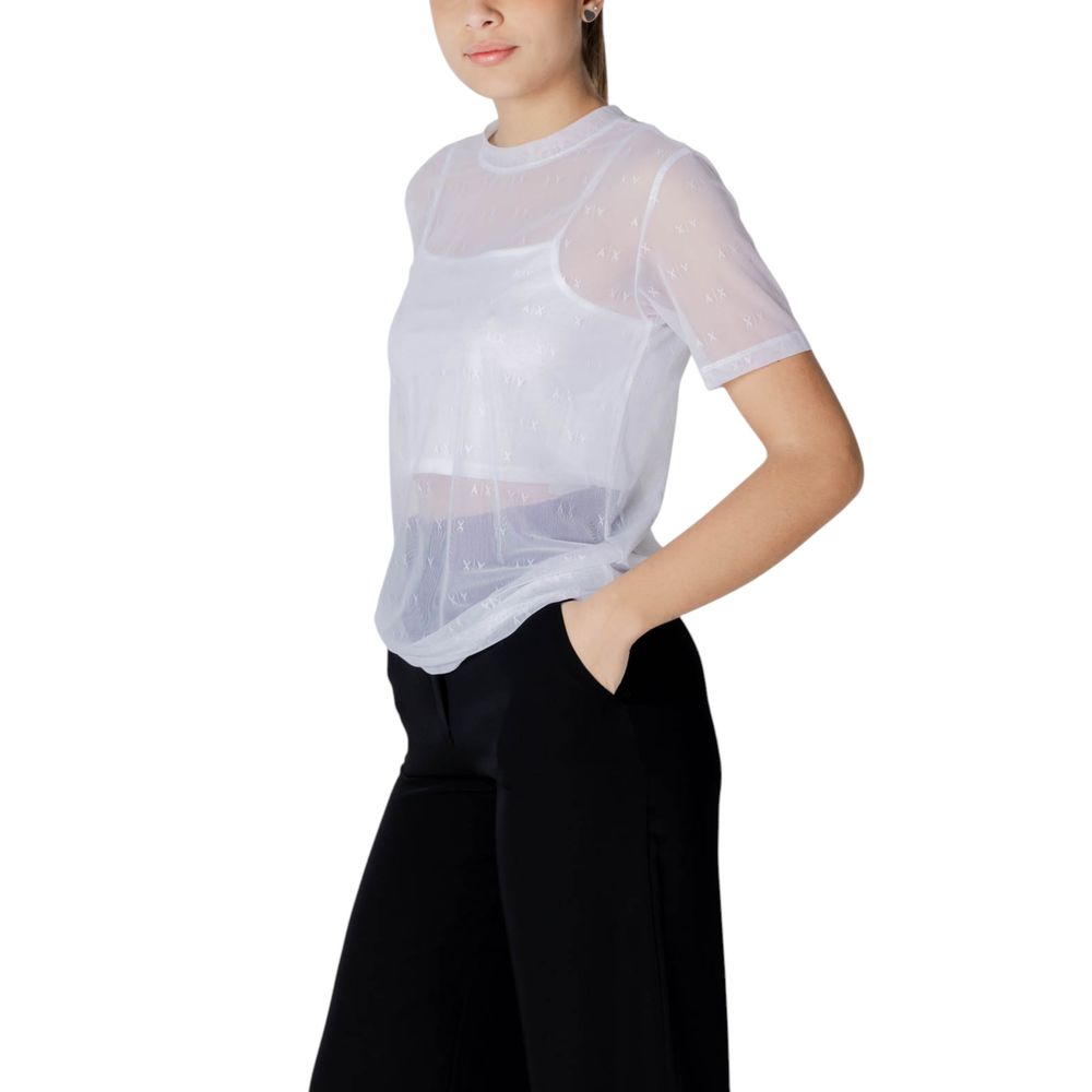 White Polyamide T-Shirt - ventzia