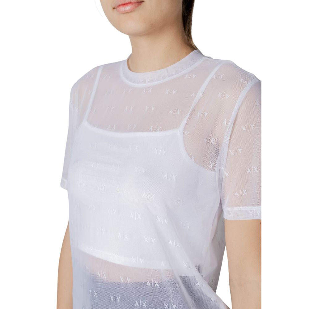 White Polyamide T-Shirt - ventzia