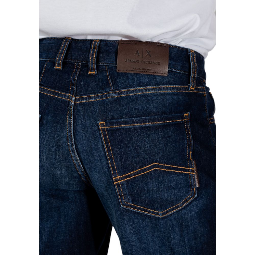 Blue Cotton Bermuda Shorts