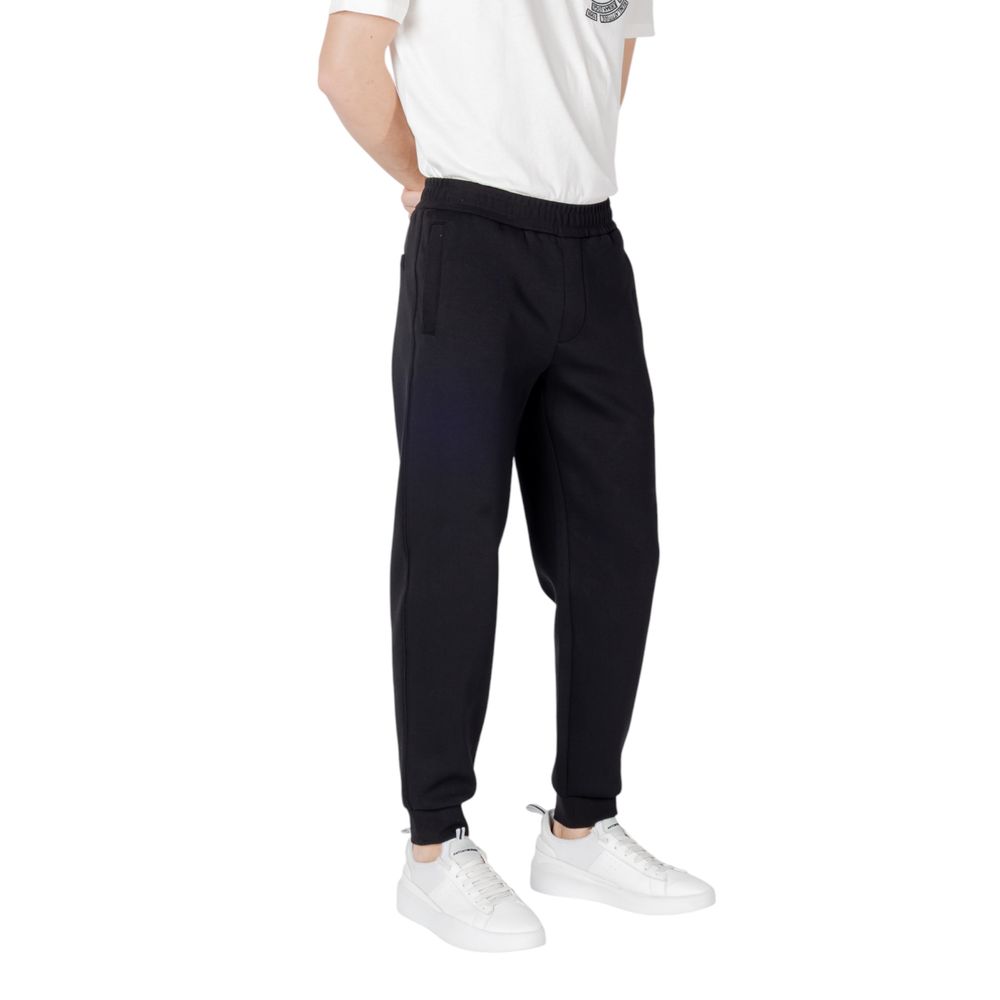 Black Cotton Joggers (Workout Pants) - ventzia