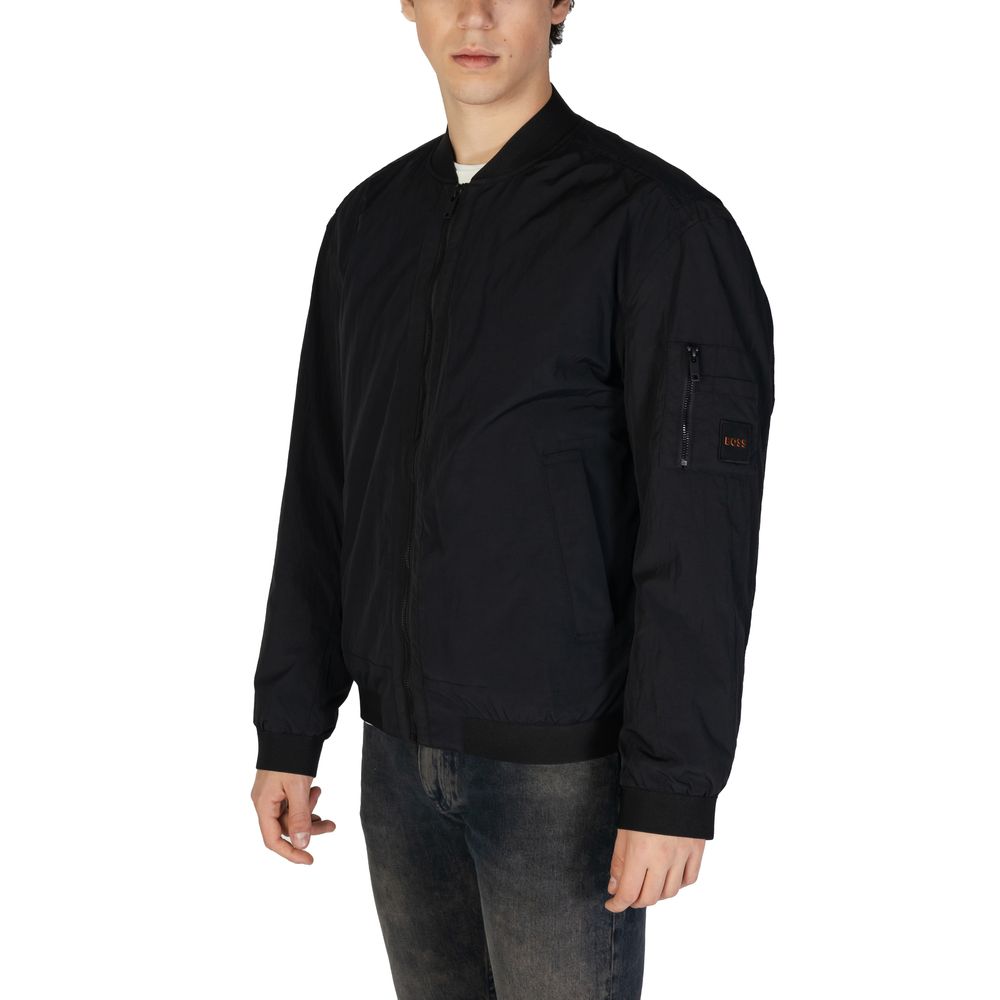 Black Polyamide Bomber - ventzia