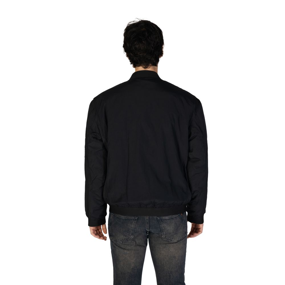 Black Polyamide Bomber - ventzia