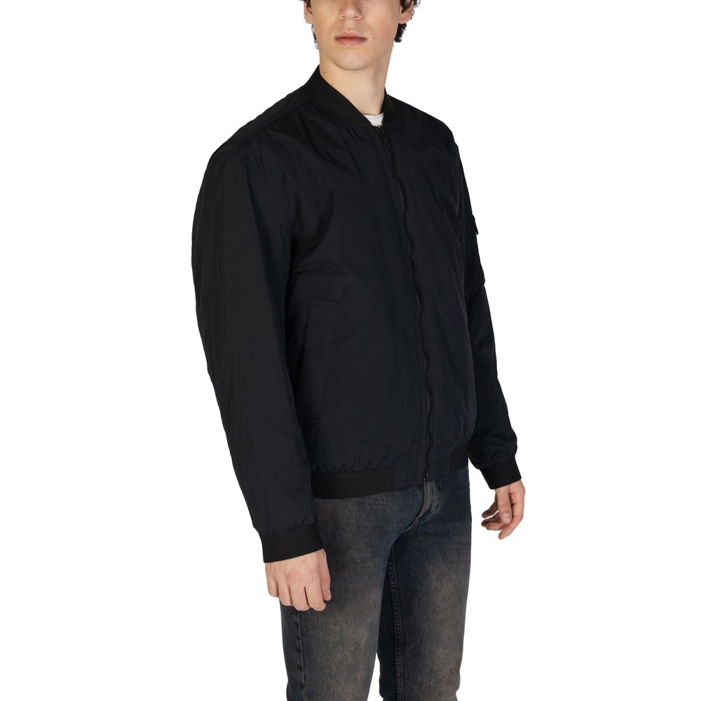 Black Polyamide Bomber - ventzia