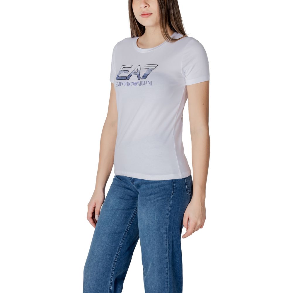 White Cotton T-Shirt - ventzia