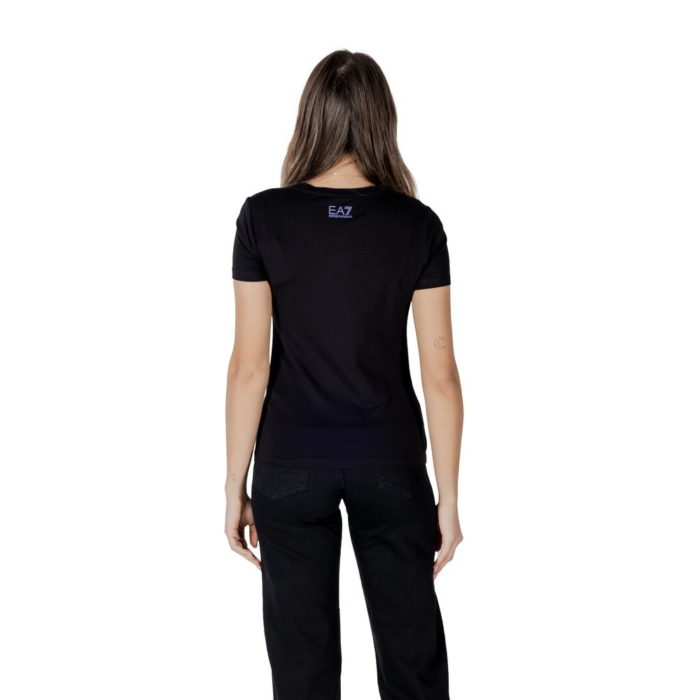 Black Cotton T-Shirt - ventzia
