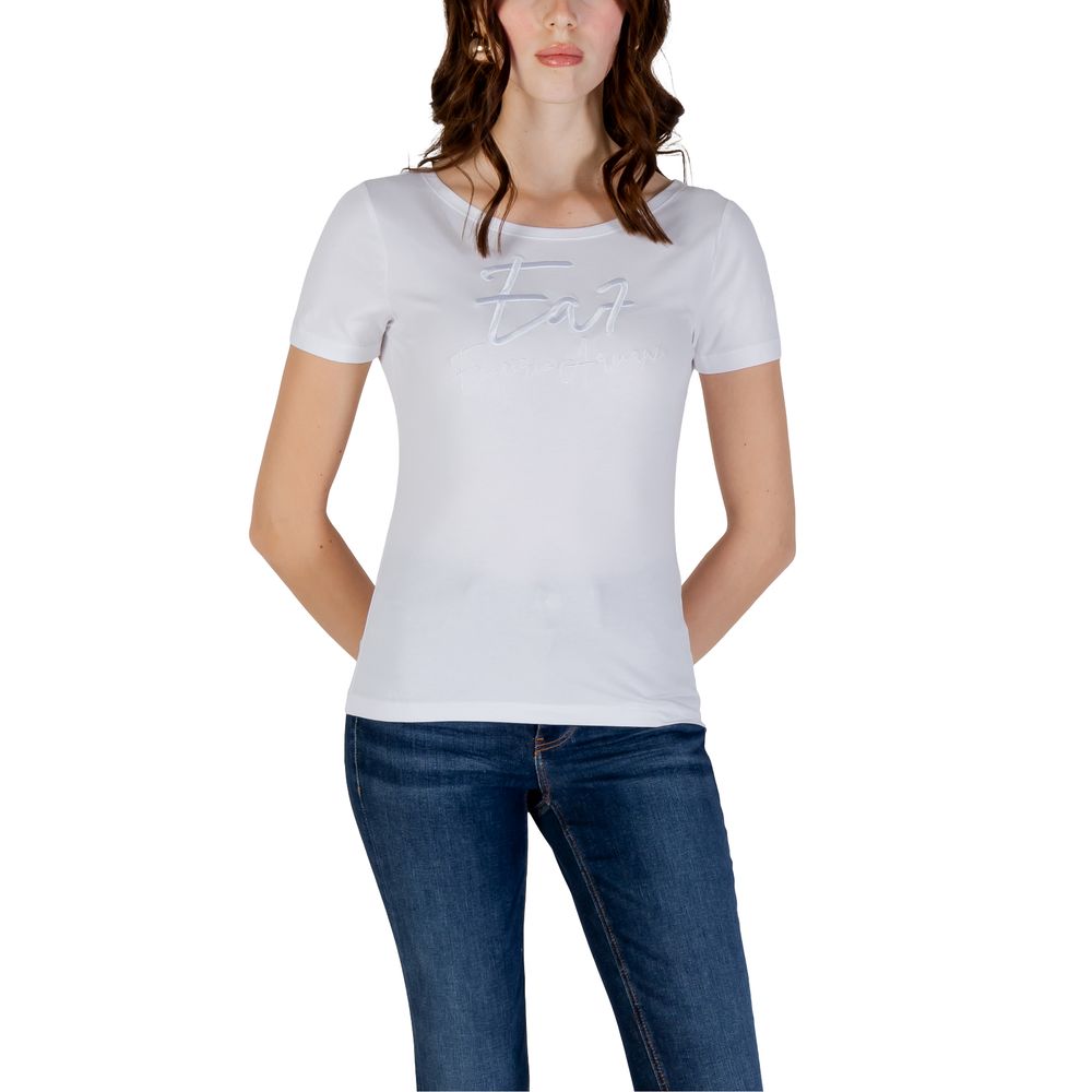 White Cotton T-Shirt - ventzia