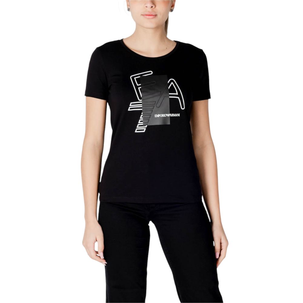 Black Cotton T-Shirt - ventzia