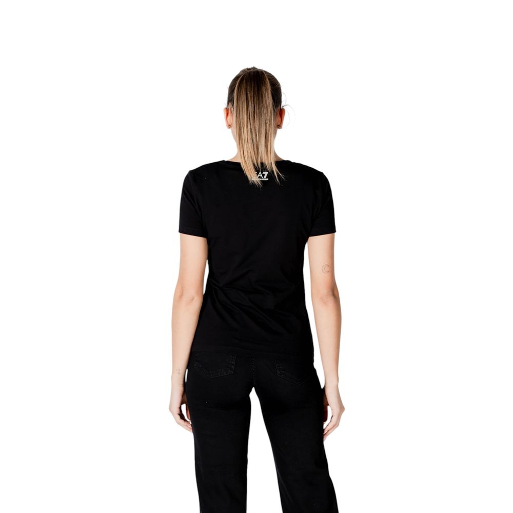 Black Cotton T-Shirt - ventzia