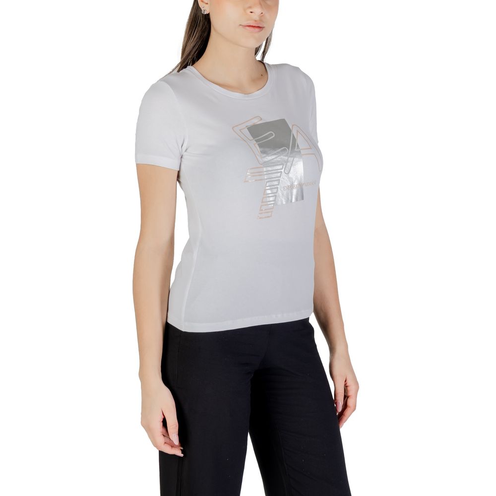 White Cotton T-Shirt - ventzia