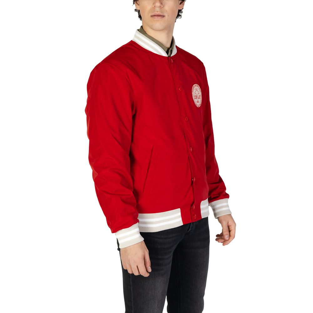 Red Cotton Bomber - ventzia