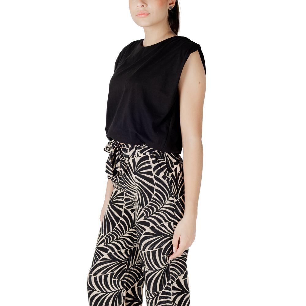 Black Cotton Top - ventzia