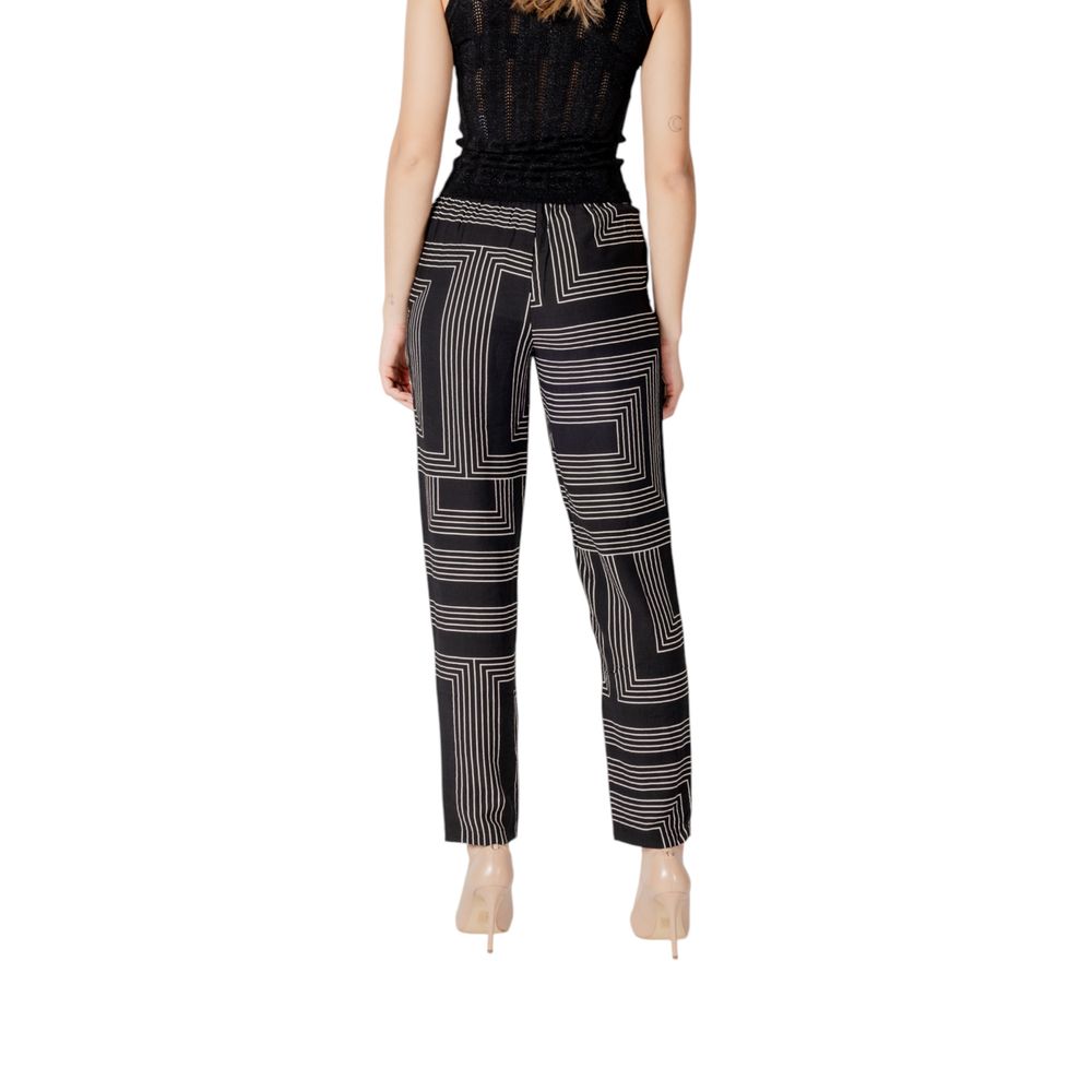 Black Viscose Pant - ventzia