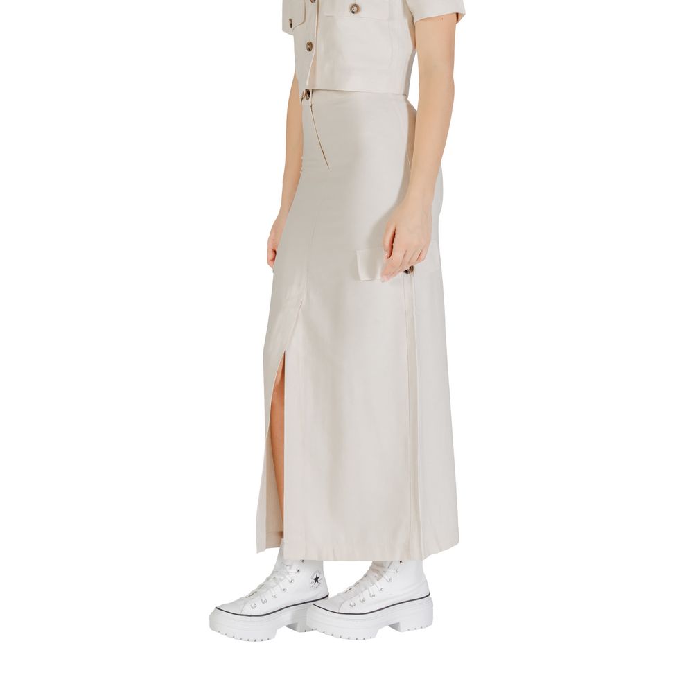 Bicolor Viscose Skirt - ventzia