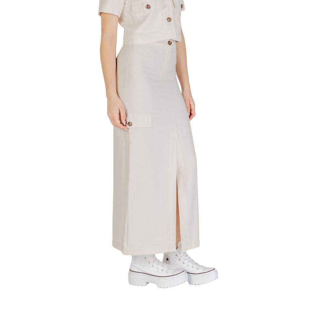 Bicolor Viscose Skirt - ventzia