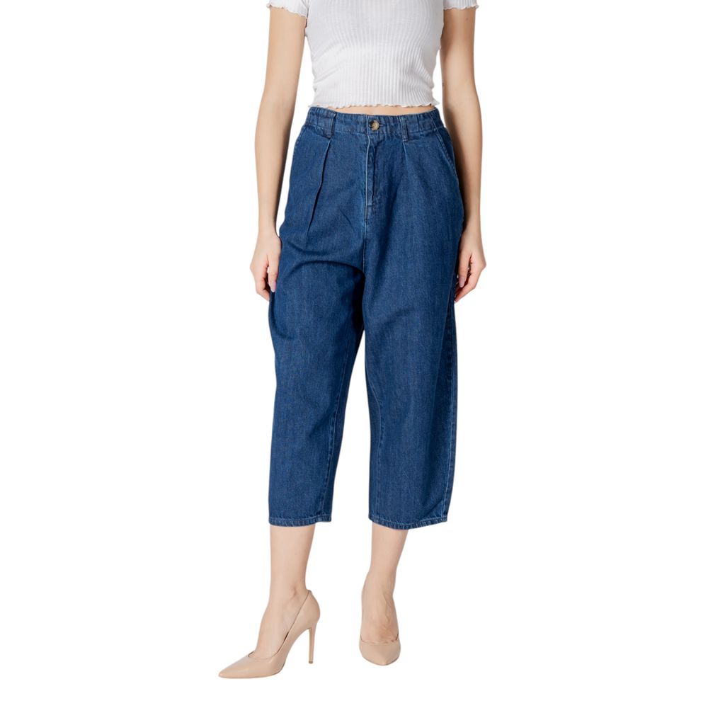 Blue Cotton Jeans Denim - ventzia